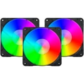 Redragon GC-F007 Computer Case 120mm Pc Cooling Fan RGB  (3 Packs)