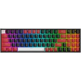 Redragon K628 Pollux Pro BRW  RGB Triple Mode Wired Keyboard