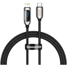 Baseus Display Fast Charging Data Cable Type-C to IP 20W 1m Black