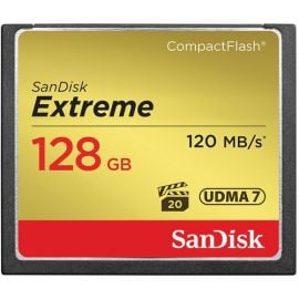 SanDisk 128 GB Extreme CompactFlash Memory Card 