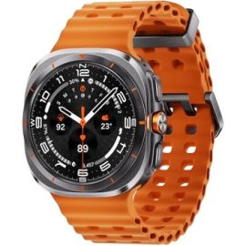 Samsung Galaxy Watch Ultra 47MM Titanium Gray With Marine Orange (2025)
