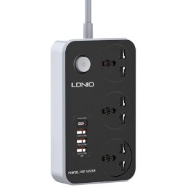Ldnio SC3412  20W  3 QC 3.0 Ports EU Plug Fast Charging Power Extension