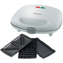 Sencor SSM 9300 3 in 1 Sandwich Maker Grill Maker And Waffle Maker