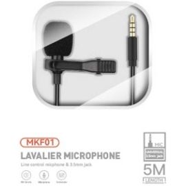 Speed-x Mkf01 5m Lavalier Microphone 3.5mm Jack Good Quality