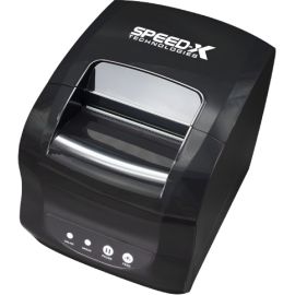 Speed-x SP-650UL 3 Inch Thermal Receipt And Label Printer With Usb+lan Interfac,127mm/s Printing Speed Black Colour