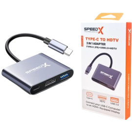 SPEED-X SP-TC03A Type C 3.1 to OTG+HDMI+USB3.0
