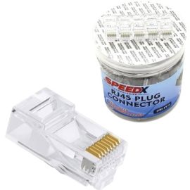 Speedx Cat6 (fu) Utp Conenctor 100 Pcs Per Bottle