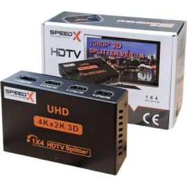 Speedx (sp-hs4) 4 Port Hdmi Splitter 2k 4k