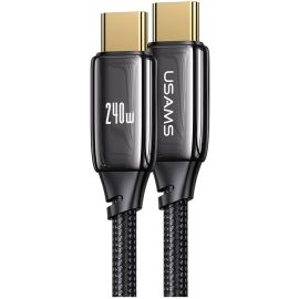 USAMS 580-U82 PD 240W Type C  Zinc Alloy 1.2m Fast Charging Data Cable