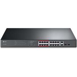 TPLINK TL-SL1218MP 16-Port 10/100Mbps + 2-Port Gigabit Unmanaged PoE Switch