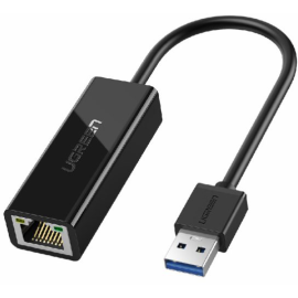 Ugreen USB 3.0 to RJ45 Gigabit Ethernet Adapter – Black