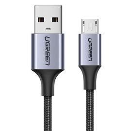 UGreen 60148 Micro Usb 2m 2.0 Aluminum Data Case Cable