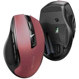 UGreen 25752 Wireless Ergonomic Silent Click Mouse Red