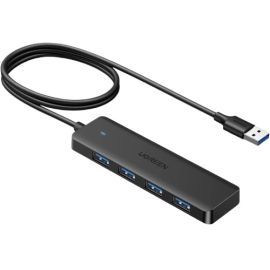 UGreen 25946 Black 0.6M 4 IN 1 USB 3.0 A 4 Ports HUB