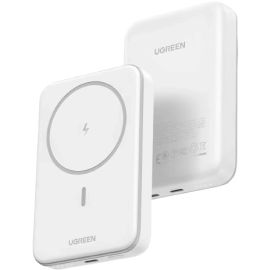UGreen Magnetic Wireless 10000Mah Power Bank White