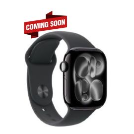 Apple Watch Series 11 42mm Jet Black Aluminium Case With Black Sports Band