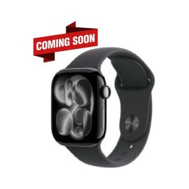 Apple Watch Series 11 42mm Jet Black Aluminium Case With Black Sports Band