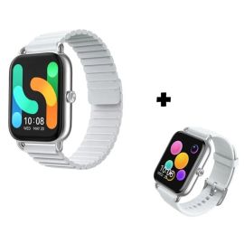 Haylou RS4 Plus Smart Watch With Dual Magnetic & Silicone Strap