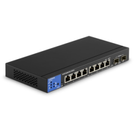 Linksys LGS310MPC-EU 8-Port Managed Gigabit PoE+ Switch with 2 1G SFP Uplinks 110W