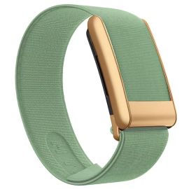 Whoop 5.0 Life MG Nylon Waterproof Sport Strap (Green with Rose Gold Dial) 