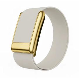 Whoop 5.0 Life MG Nylon Waterproof Sport Strap (Gray with Gold Dial) 