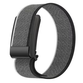 Whoop 5.0 & 4.0 Nylon Stretch Strap + Frame (Gray Black)