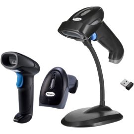 Speed-x 8700 2d Wireless 2.4ghz Barcode Scanner With Stand And Receiver