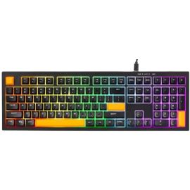 Xtrike Me Kb-512 Bk 108 Key Wired Mechanical Feel Usb-c Keyboard Black