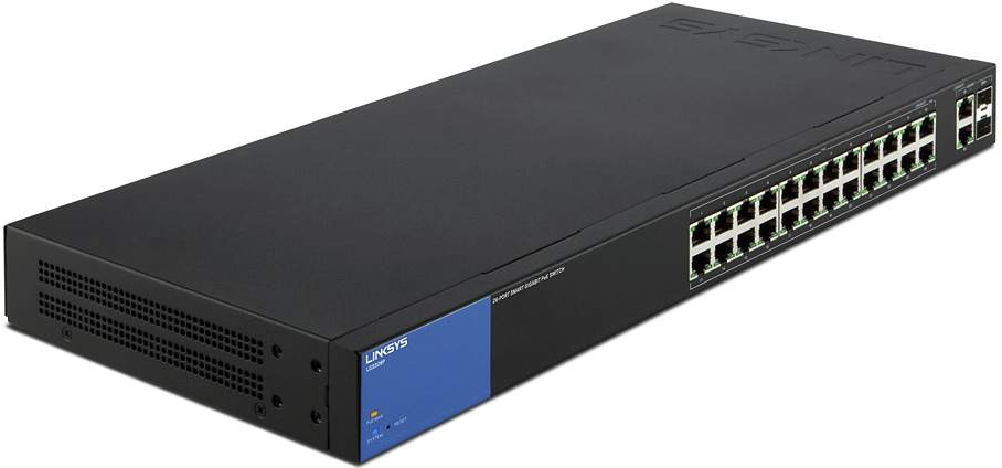 Linksys LGS326P-26 Port Business Smart Gigabit Switch with 2 Combo SFP Ports