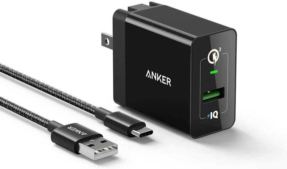 Anker B2013112 Power Port Plus 1 Quick Charge 3.0 With USB C Cable