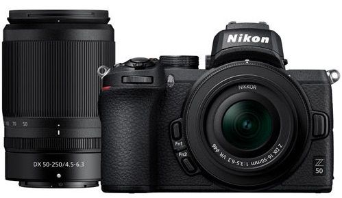Nikon Z50 with 16-50 Lens And 50-250 Lens