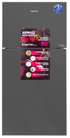 Homage HRFGD-47442 13 CFT Inverter Refrigerator Crystal Mirror