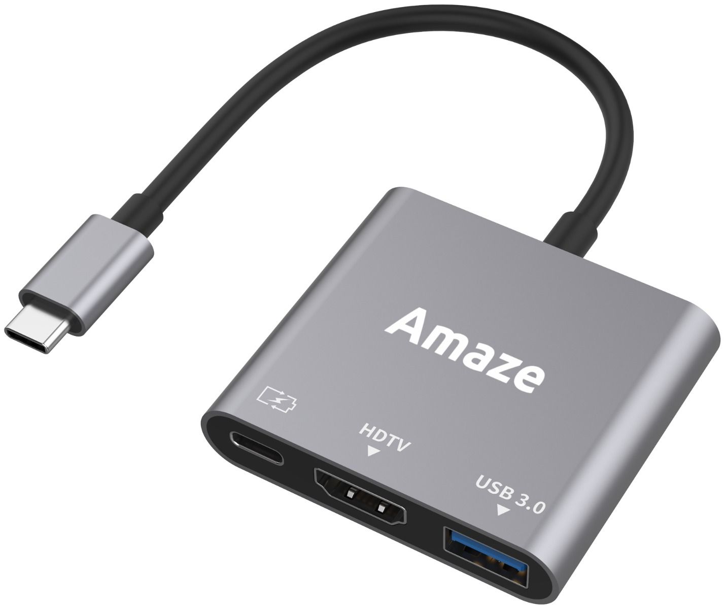 Amaze A313 TYPE C TO HDMI 4K + USB 3.0 + PD