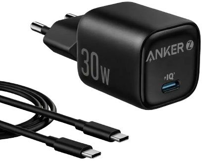 Anker B2698L11 Zolo 30w USB C Charger With 3Ft Braided USB C To USB C Data Cable