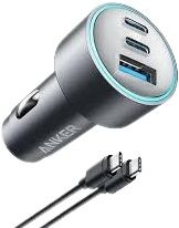 Anker Nano 167.5W 3 Ports 1 USB 2 Type C Car Charger With Type C 3.3ft Cable