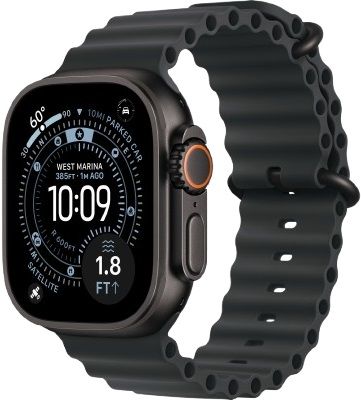 Apple Watch Ultra 3 GPS + Cellular 49mm Black Titanium Case with Black Ocean Band (MF254)