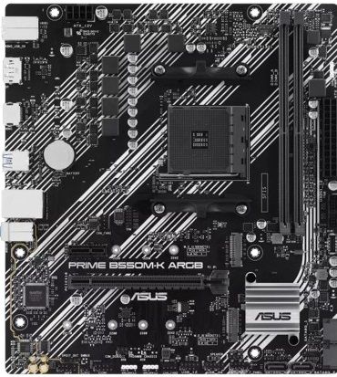 Asus Prime B550M-K ARGB AMD B550 MATX DDR4 Motherboard
