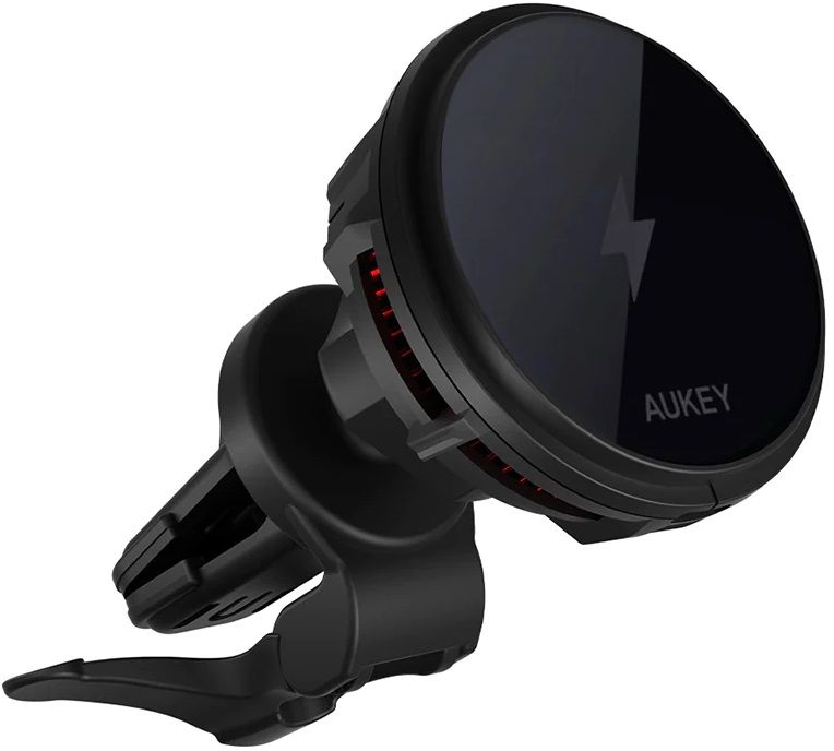 Aukey MagLink Freeze Magsafe Wireless Charging Car Mount Strong Magnetic Force with Semiconductor Cooling System – HD-M12