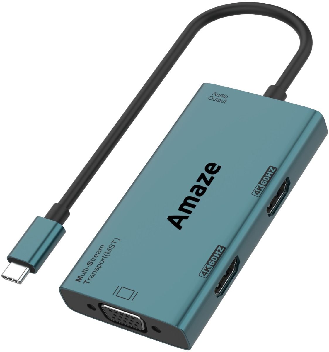Amaze Type C to Dual HDMI + VGA + Audio Hub - A324