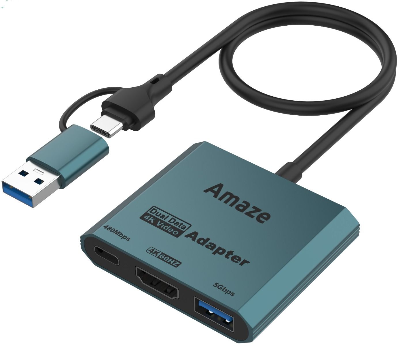 Amaze Type C + USB to 3in1 Hub - A315