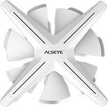 Alseye Xtreme X12 PC Cooling Fan Kit 3 Pack White