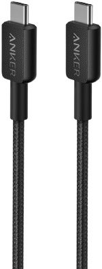 Anker A81F5 322 Type C To Type C 0.9m 3ft Cable Black