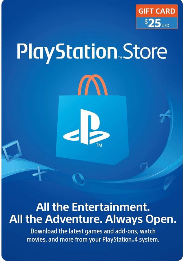 Sony PlayStation Store 25$ PSN  Gift Card - PS3/ PS4/ PS Vita USA Region  [Digital Code]
