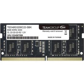 Team Group Elite 8GB DDR4 SODIMM 3200MHz Laptop Memory