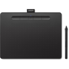 Wacom Intuos Bluetooth Creative Pen Tablet CTL-6100WLK (Medium, Black)