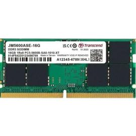 Transcend JetRAM 16GB DDR5 5600 MHz SO‑DIMM Laptop Memory