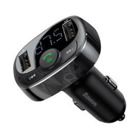 Baseus S09 T Type Bluetooth FM Modulator Car Charger