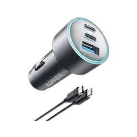 Anker Nano 167.5W 3 Ports 1 USB 2 Type C Car Charger With Type C 3.3ft Cable