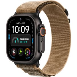 Apple Watch Ultra 4 GPS + Cellular 49mm Black Titanium Case with Desert Alpine Loop Band