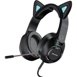 Awei GM-9 Flash Light Cat Ears Headphones with Microphone